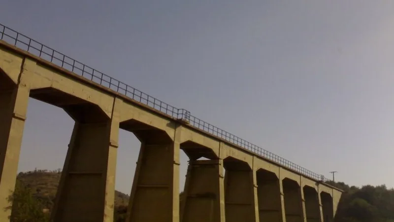 Railway viaduct in Ghazaouet, Algeria