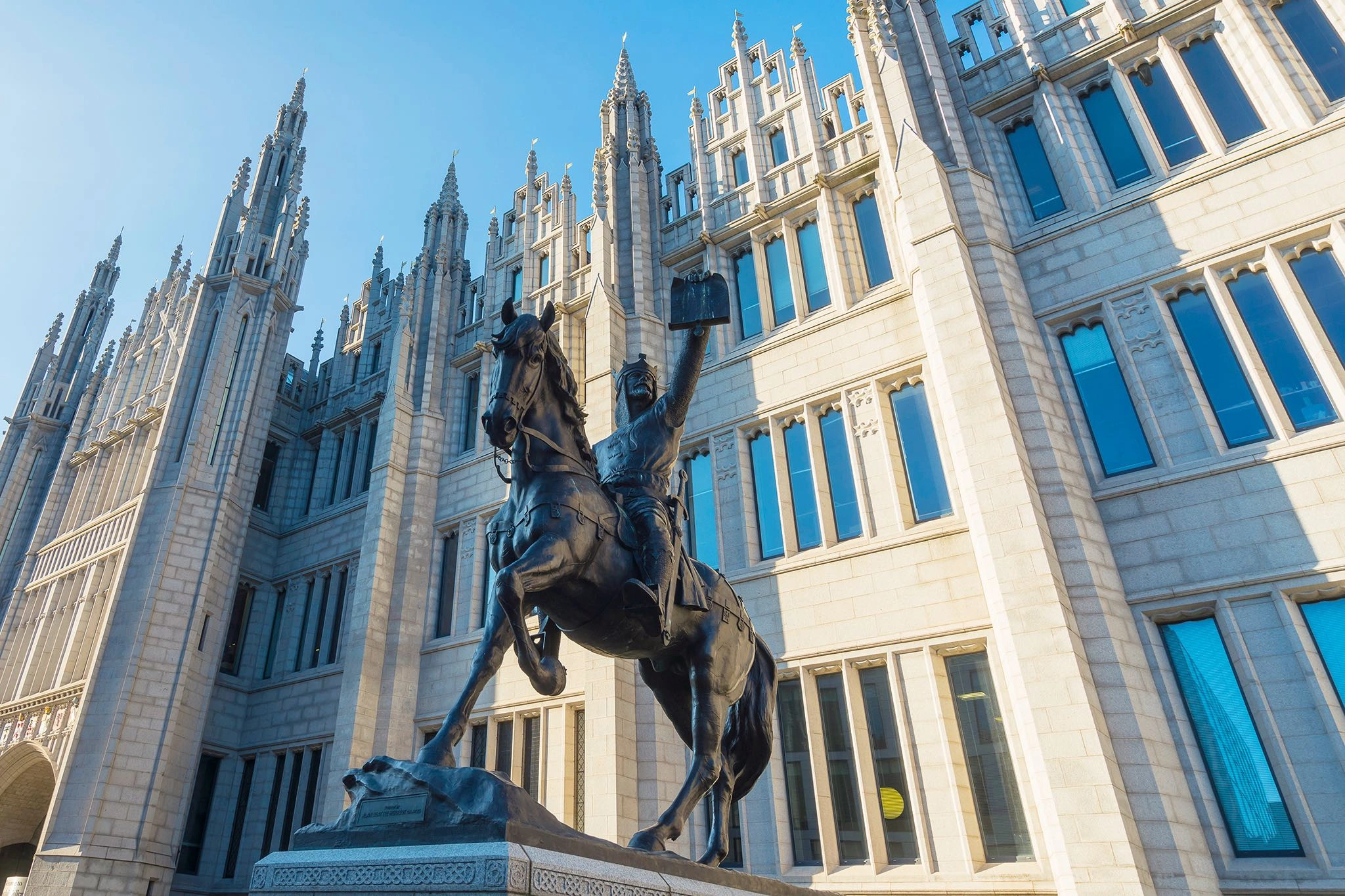 Marischal College in Aberdeen city centre