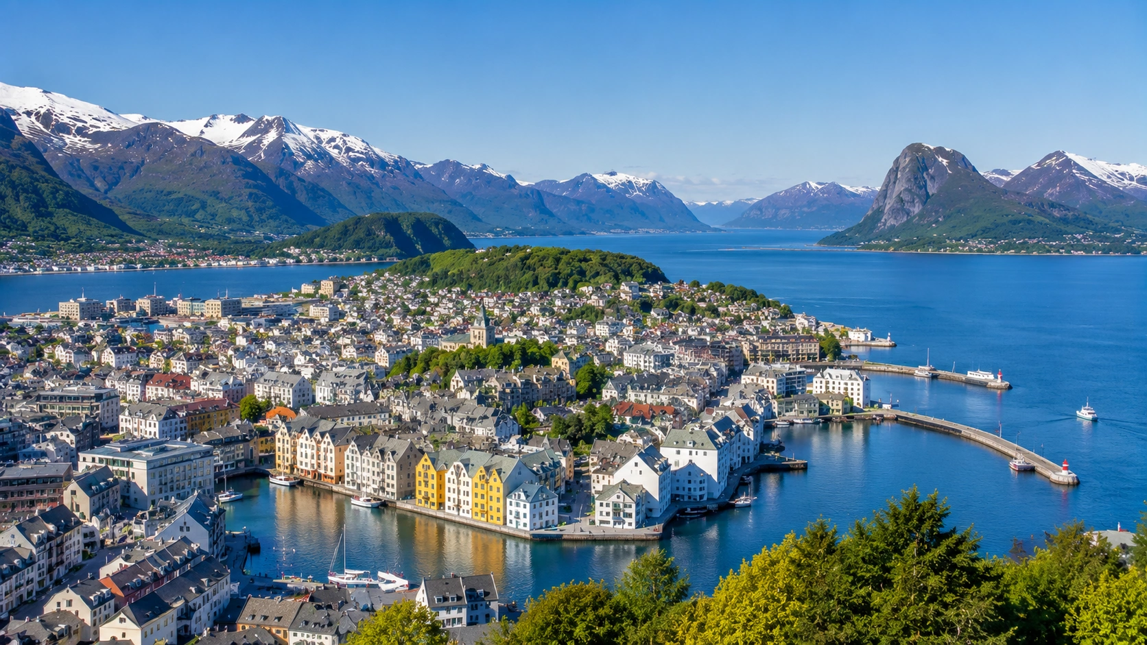 Ålesund ferry destination