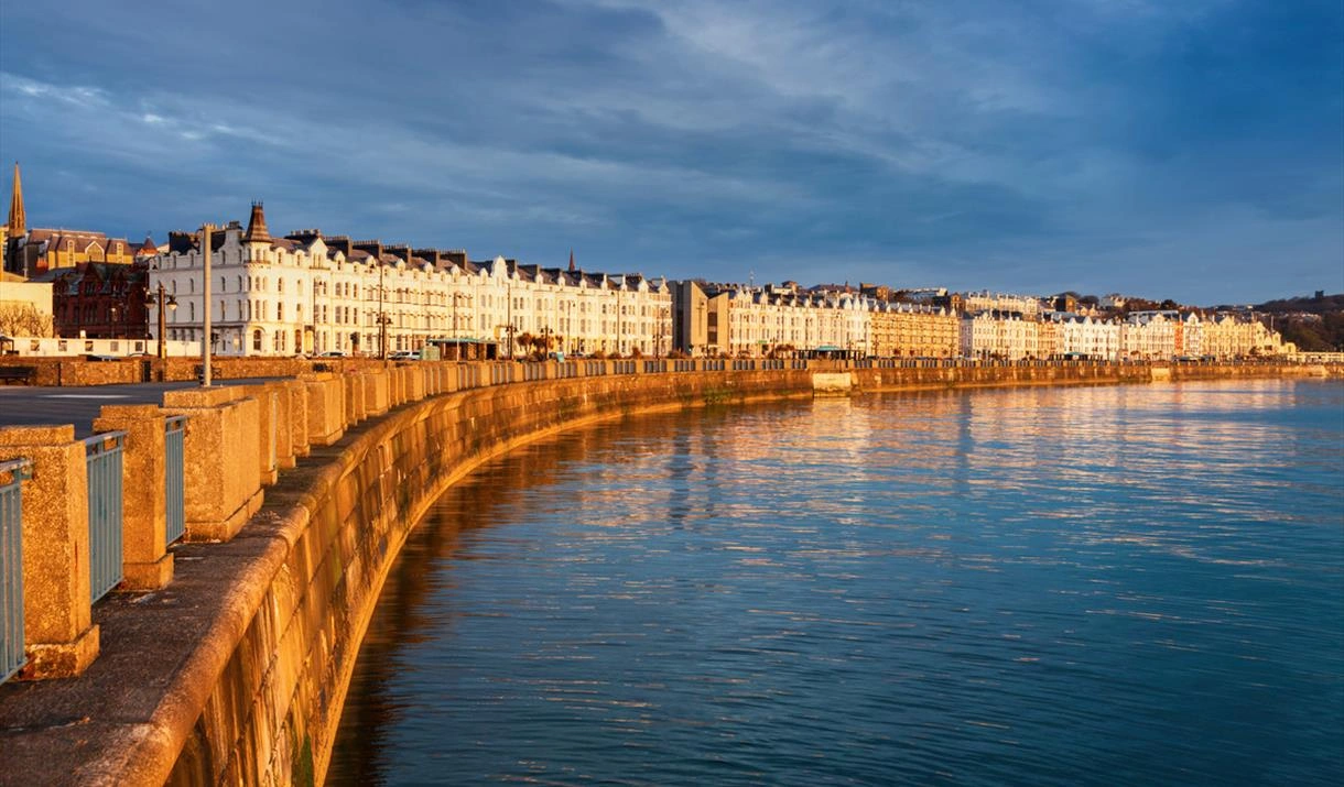 Douglas promenade, bay and seafront on the Isle of Man