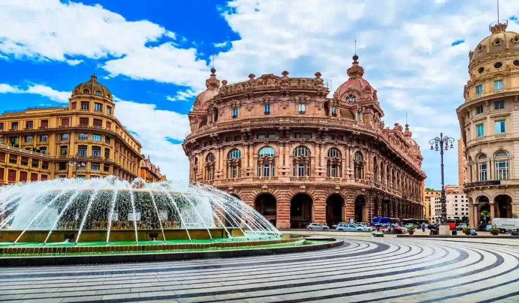 Genoa historic centre and Ligurian waterfront in Italy