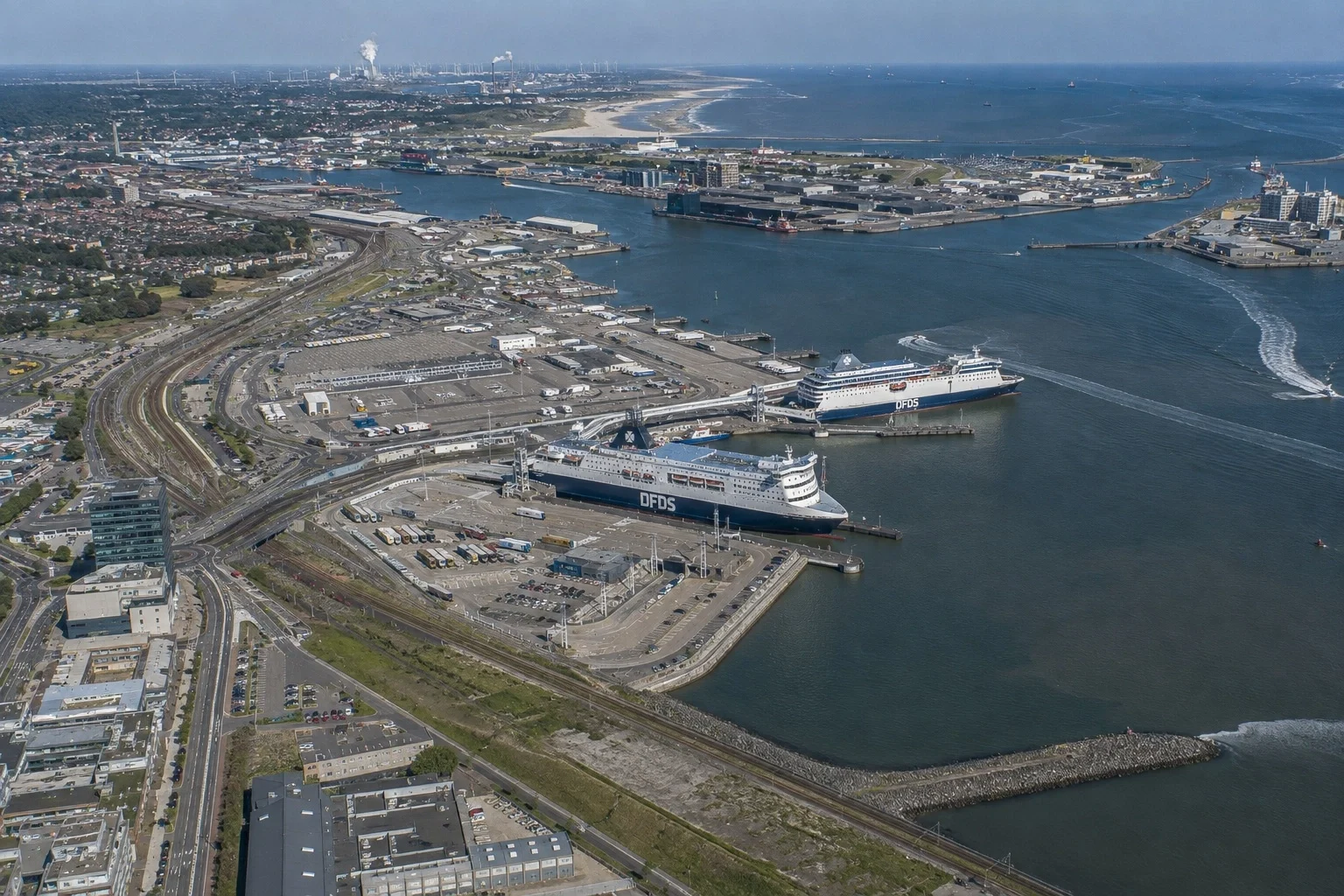 IJmuiden ferry destination