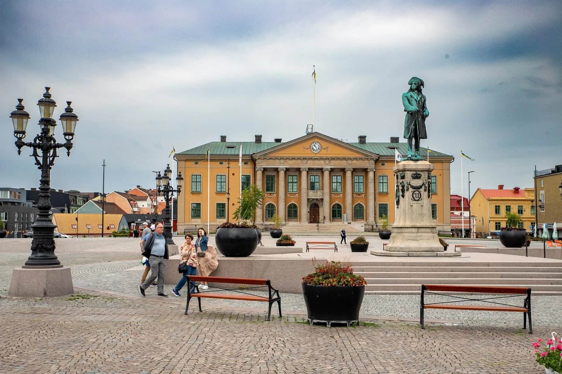 Karlskrona historic naval waterfront and archipelago in southern Sweden