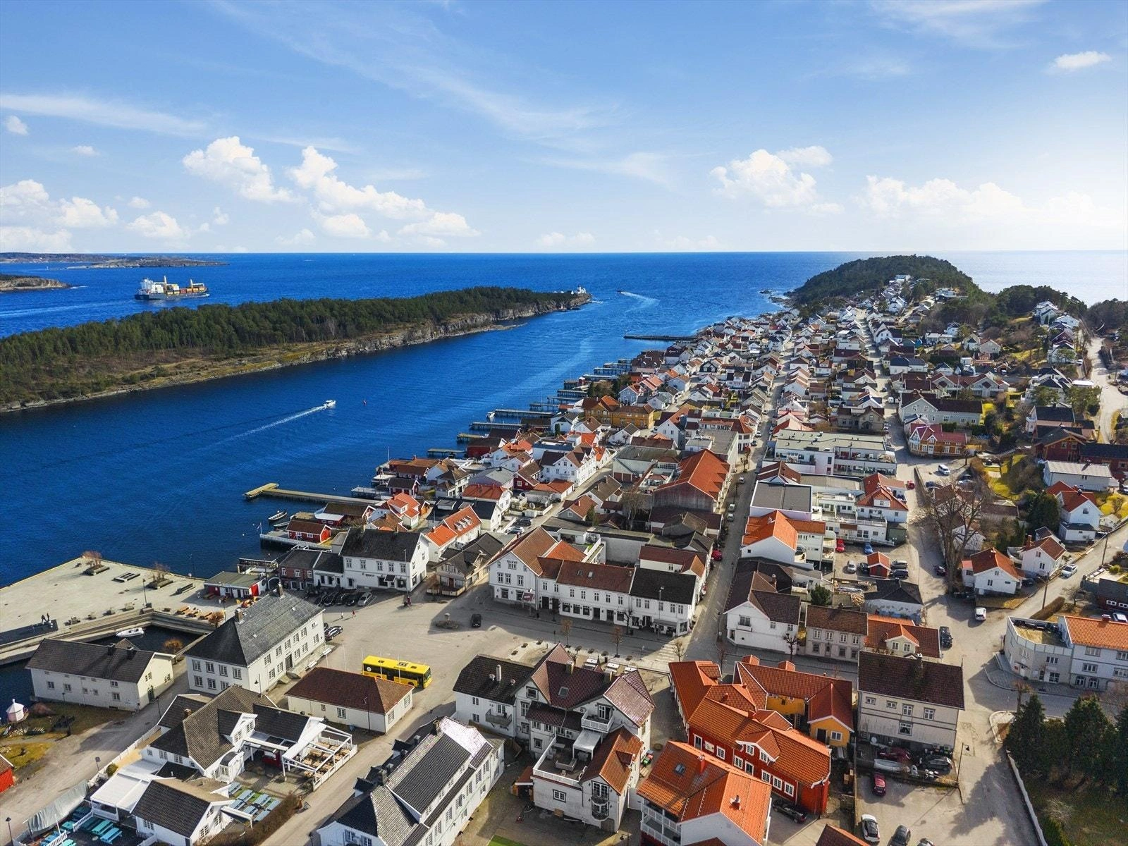 Langesund ferry destination