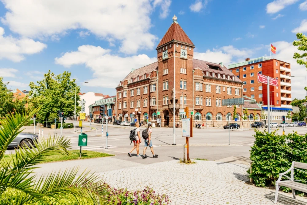 Trelleborg waterfront, Viking heritage and southern Swedish coast