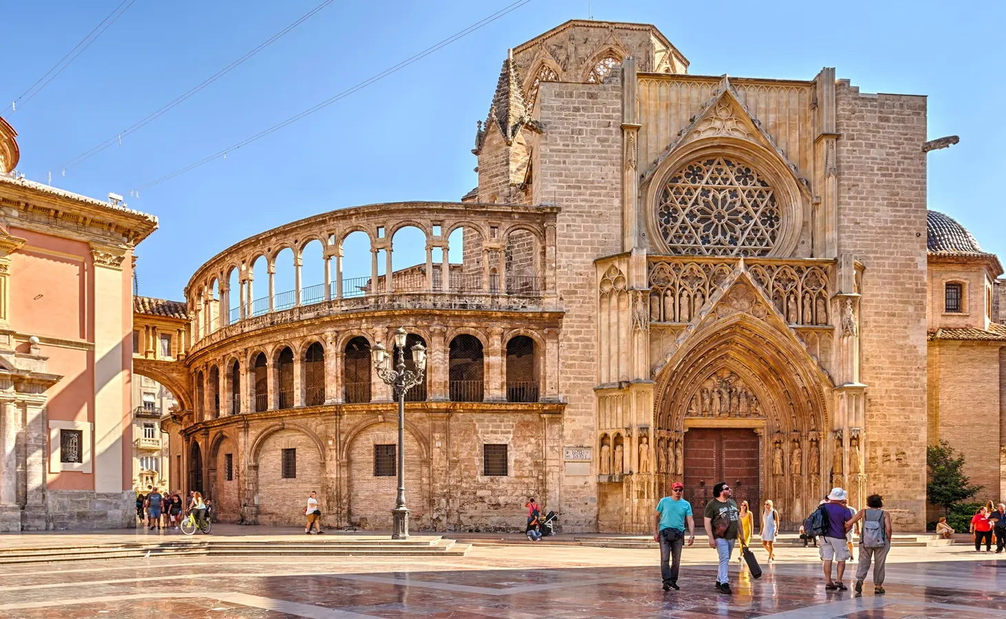 Valencia old town, City of Arts and Sciences and Mediterranean waterfront in Spain