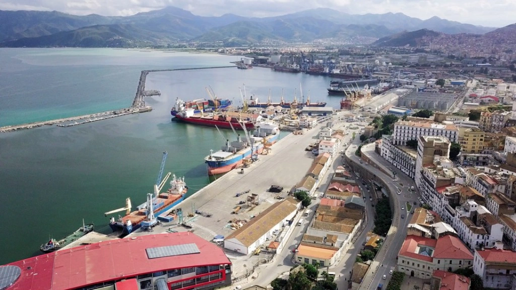 Béjaïa waterfront and harbour in Algeria