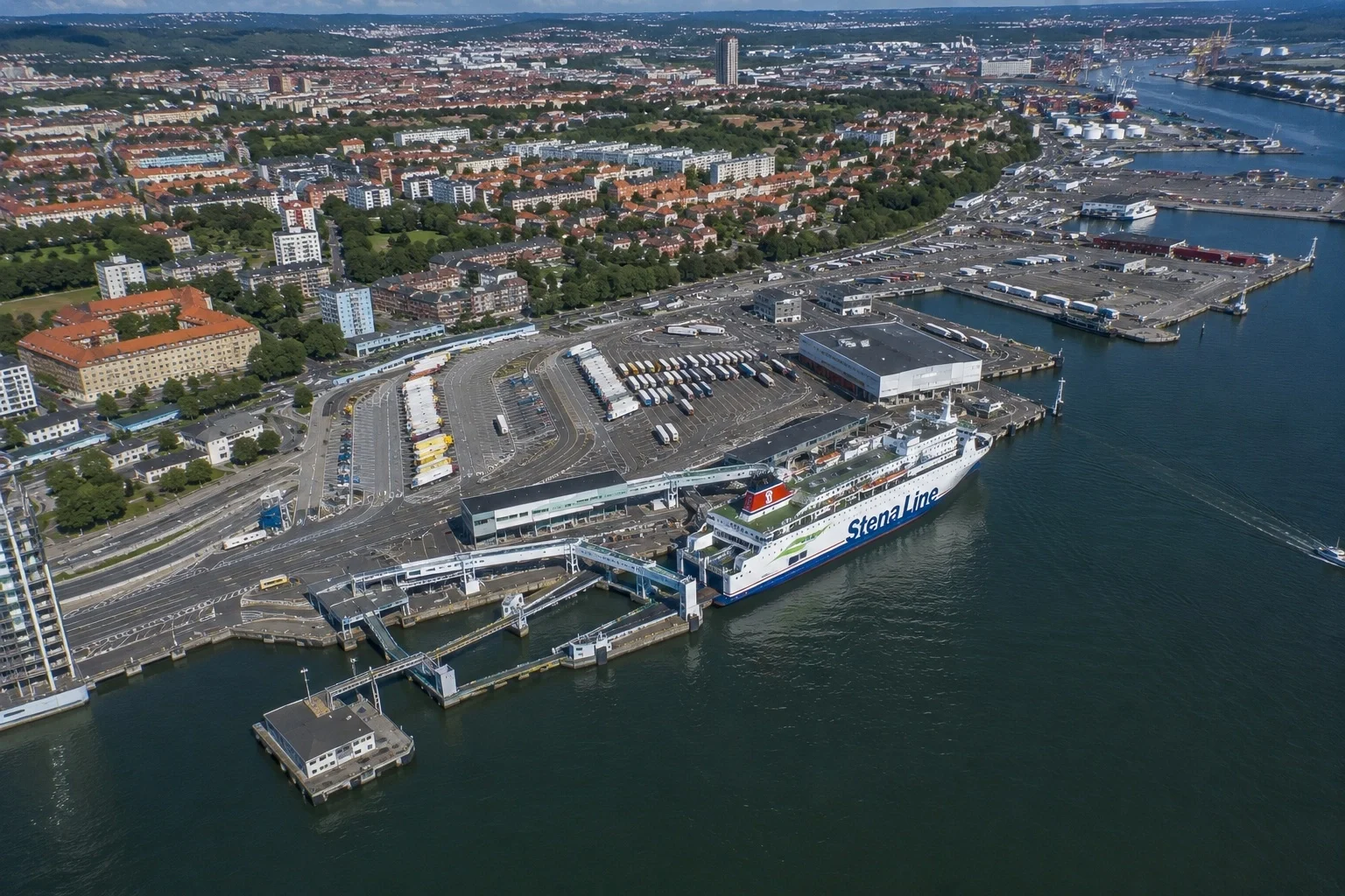 Stena Line passenger ferry terminal in Gothenburg, Sweden