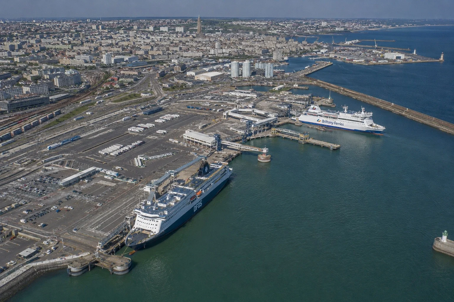 Brittany Ferries passenger terminal at Le Havre, Normandy