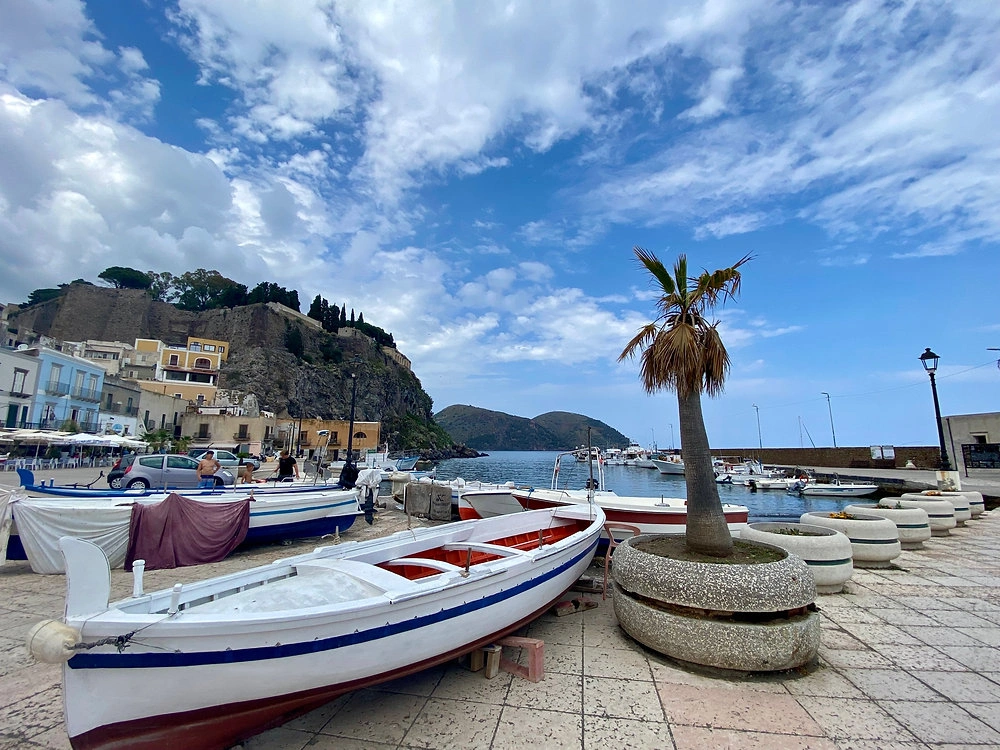 Lipari ferry port