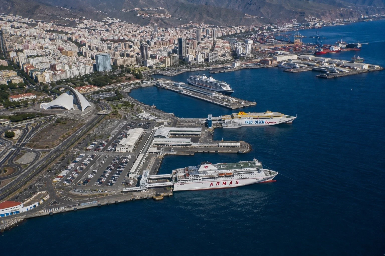 Santa Cruz de Tenerife ferry port