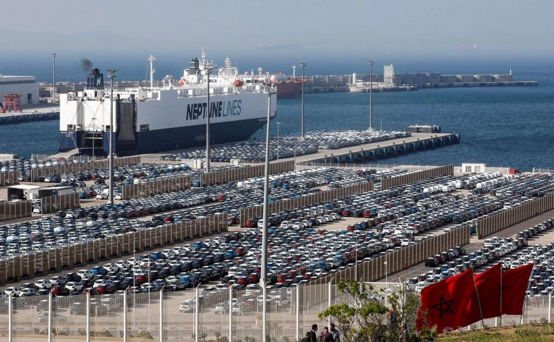 Tangier Med passenger ferry terminal in Morocco