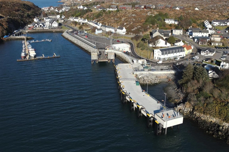 Tarbert harbour on the Isle of Harris
