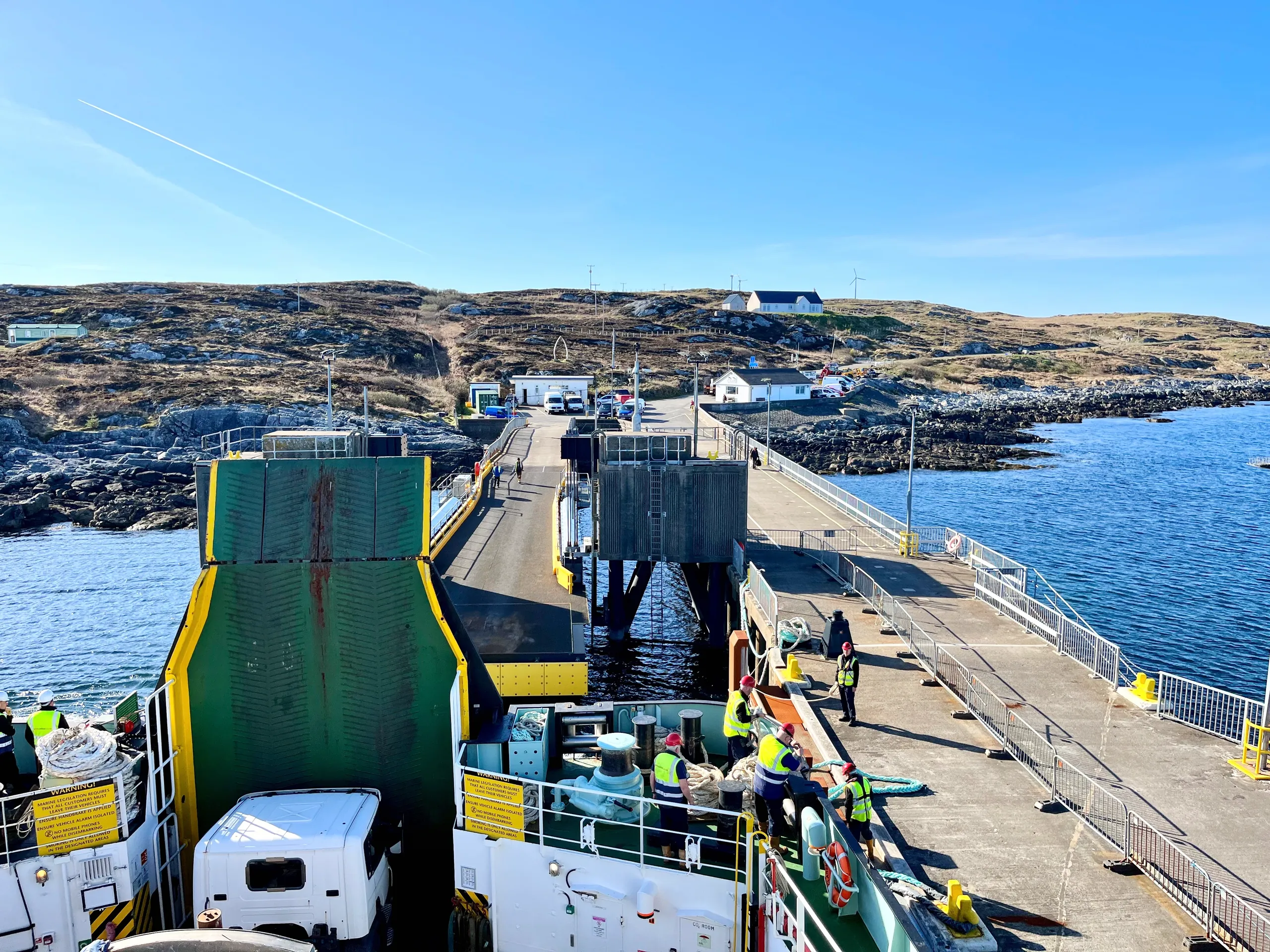 Tiree coastal ferry landscape