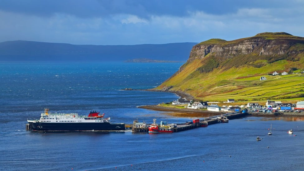 Uig ferry port