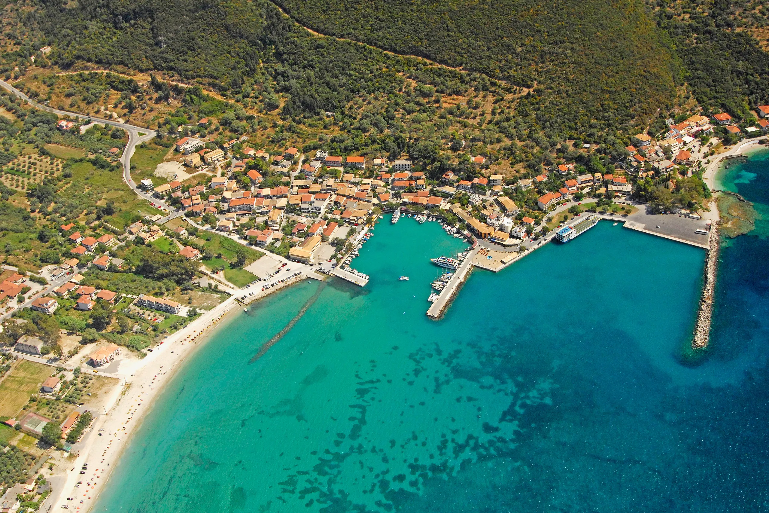 Vasiliki Ferry Port, Lefkada