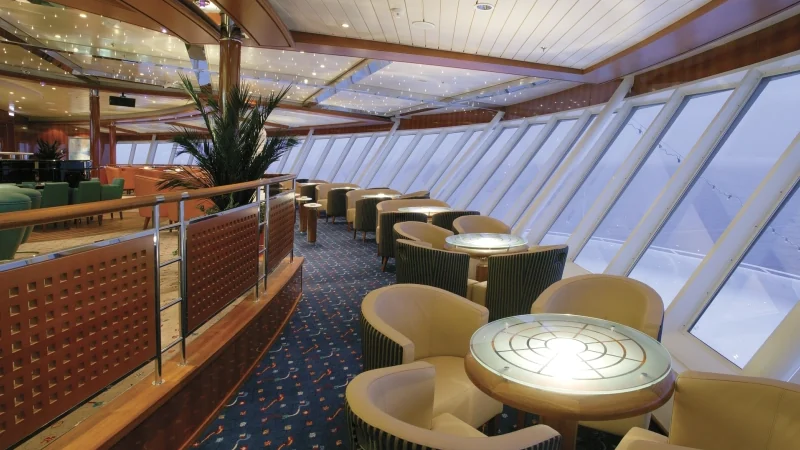 Observation Lounge aboard Color Line ferry Color Fantasy