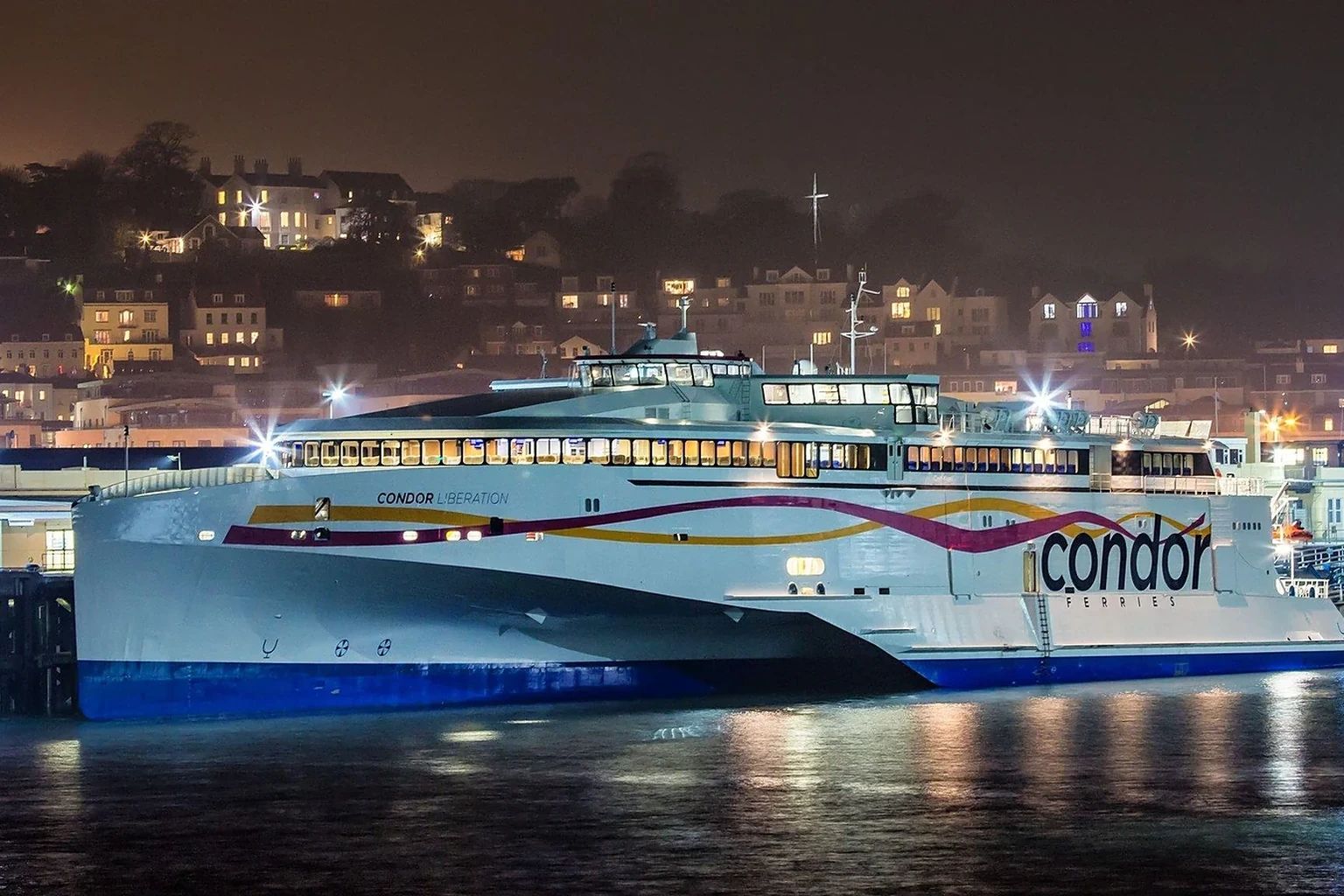 Condor Ferries passenger ferry serving the Channel Islands