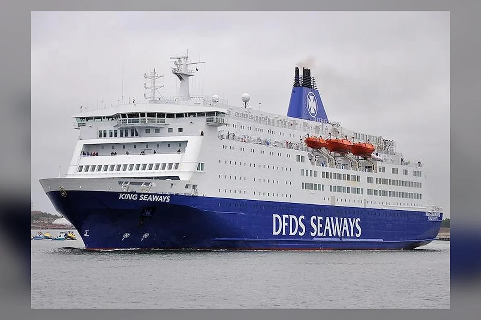 DFDS Seaways passenger ferry at sea