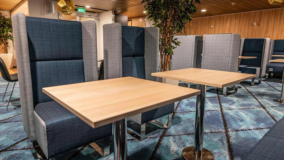 Passenger lounge aboard Eckerö Line