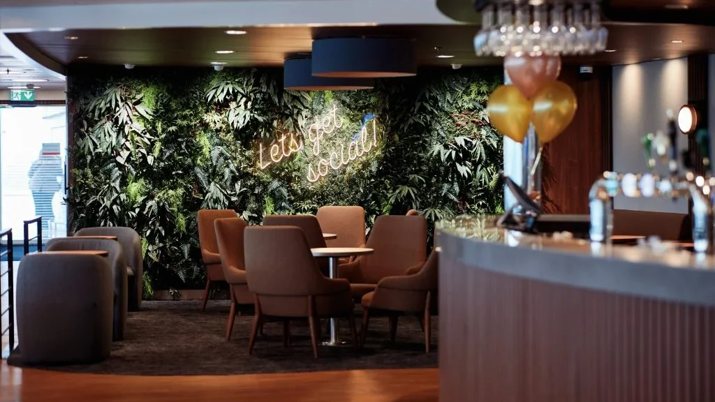 Social Café aboard Stena Britannica
