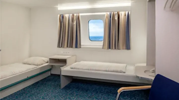 Wheelchair-accessible cabin aboard a TT-Line ferry
