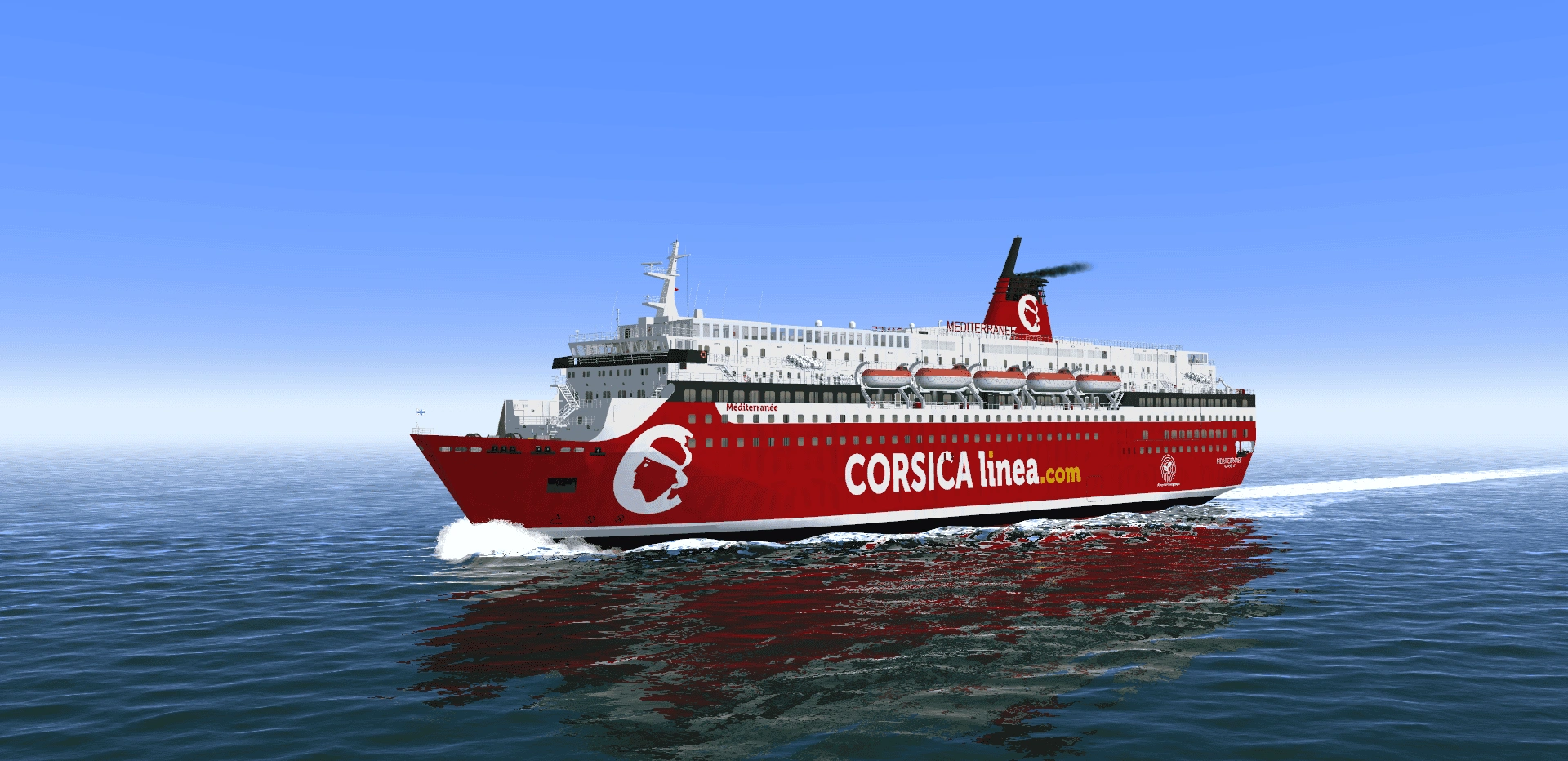 CORSICA linea passenger and vehicle ferry serving France and Algeria