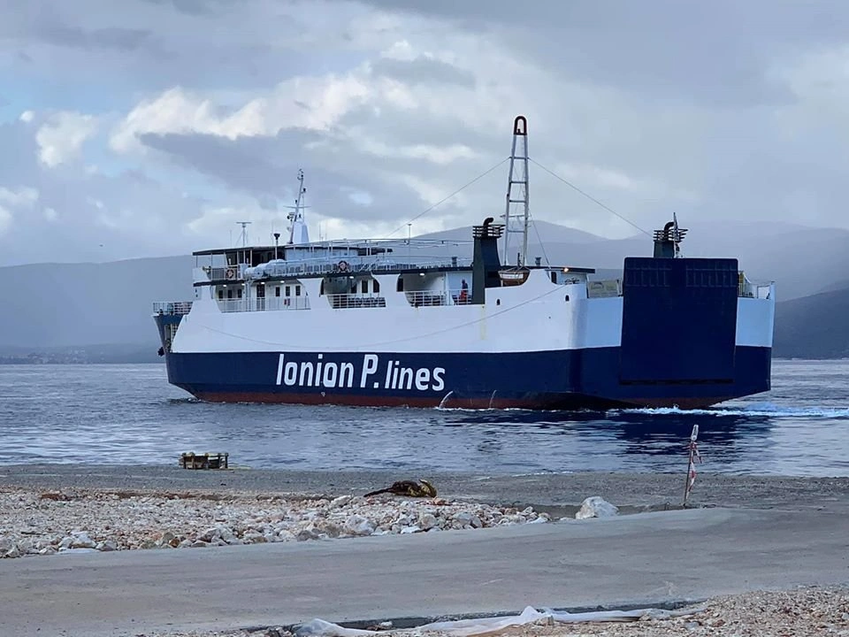 Ionion P. Lines ferry serving Lefkada and Ithaca