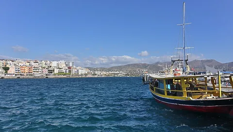 View of Agios Nikolaos, Greece