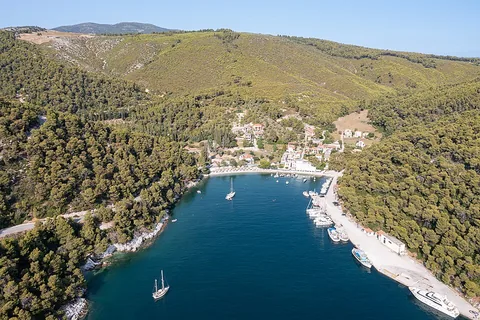View of Agnontas (Skopelos), Greece