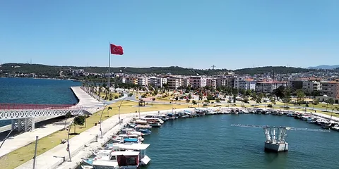 View of Aliaga, Turkey