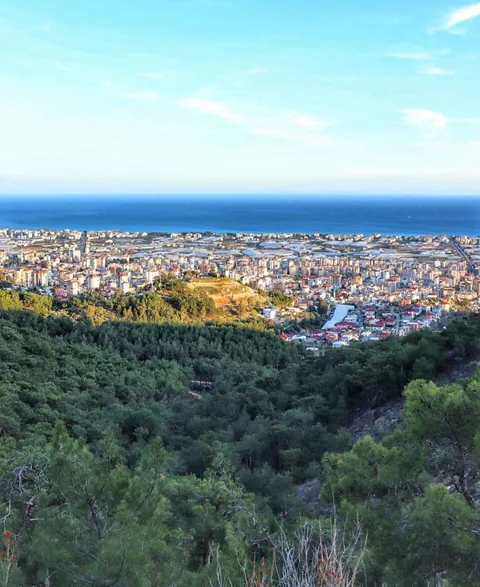View of Anamur, Turkey