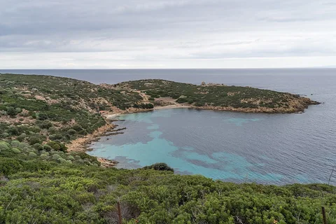 View of Asinara, Italy