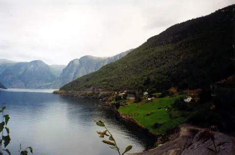 View of Aurland, Norway