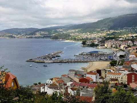 View of Bueu, Spain