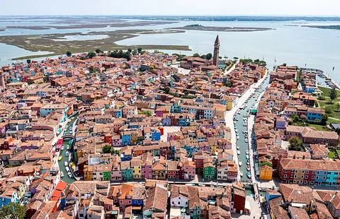 View of Burano, Italy