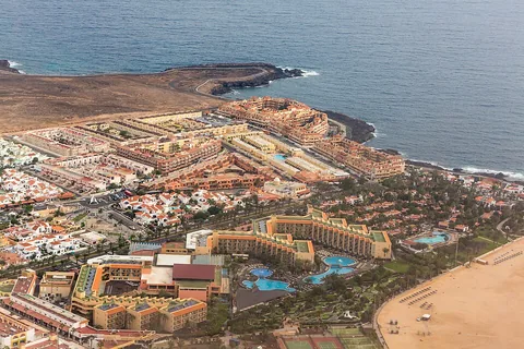View of Caleta de Fuste, Spain