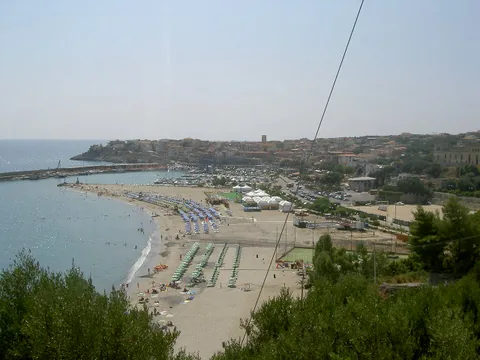 View of Camerota, Italy