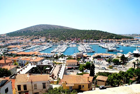 View of Cesme, Turkey