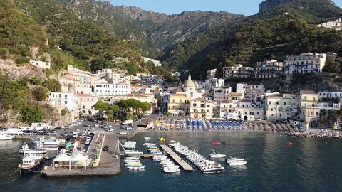 View of Cetara, Italy