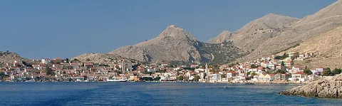 View of Chalki, Greece