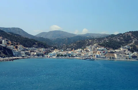 View of Diafani, Greece