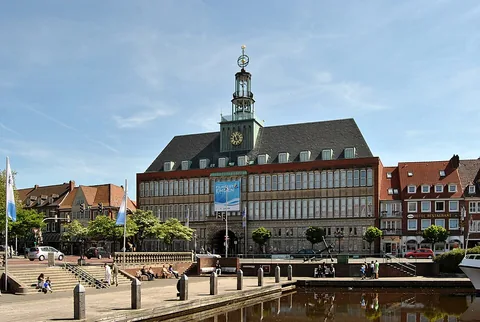 View of Emden, Germany