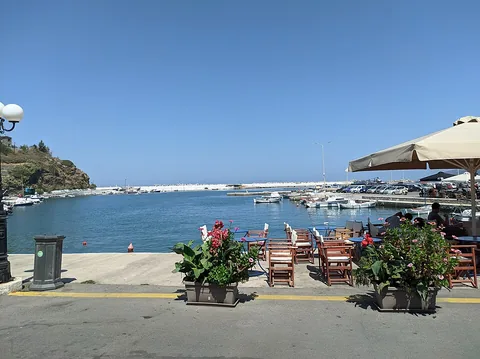 View of Evdilos, Greece