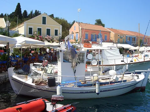 View of Fiskardo, Greece