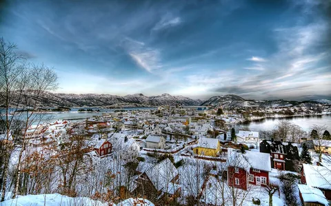 View of Florø, Norway