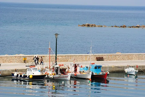View of Glossa (Skopelos), Greece