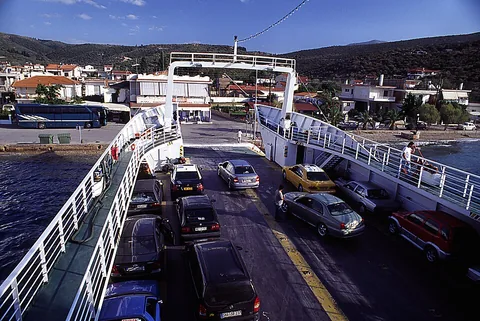 View of Glyfa, Greece