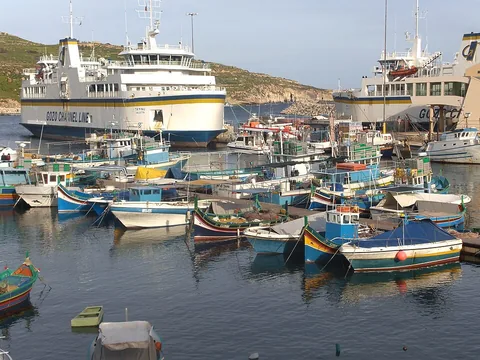 View of Gozo, Malta