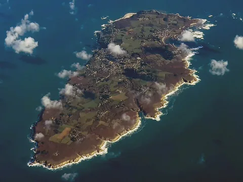 View of Groix, France